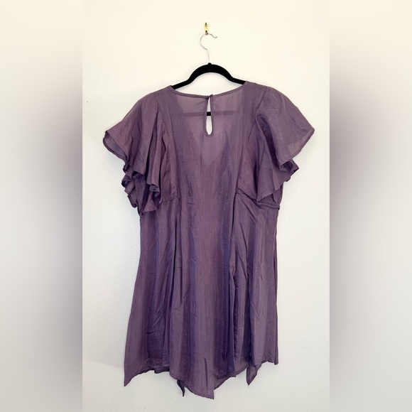 Lilac silk linen floaty faeriecore dress 🪻 - Picture 2 of 6